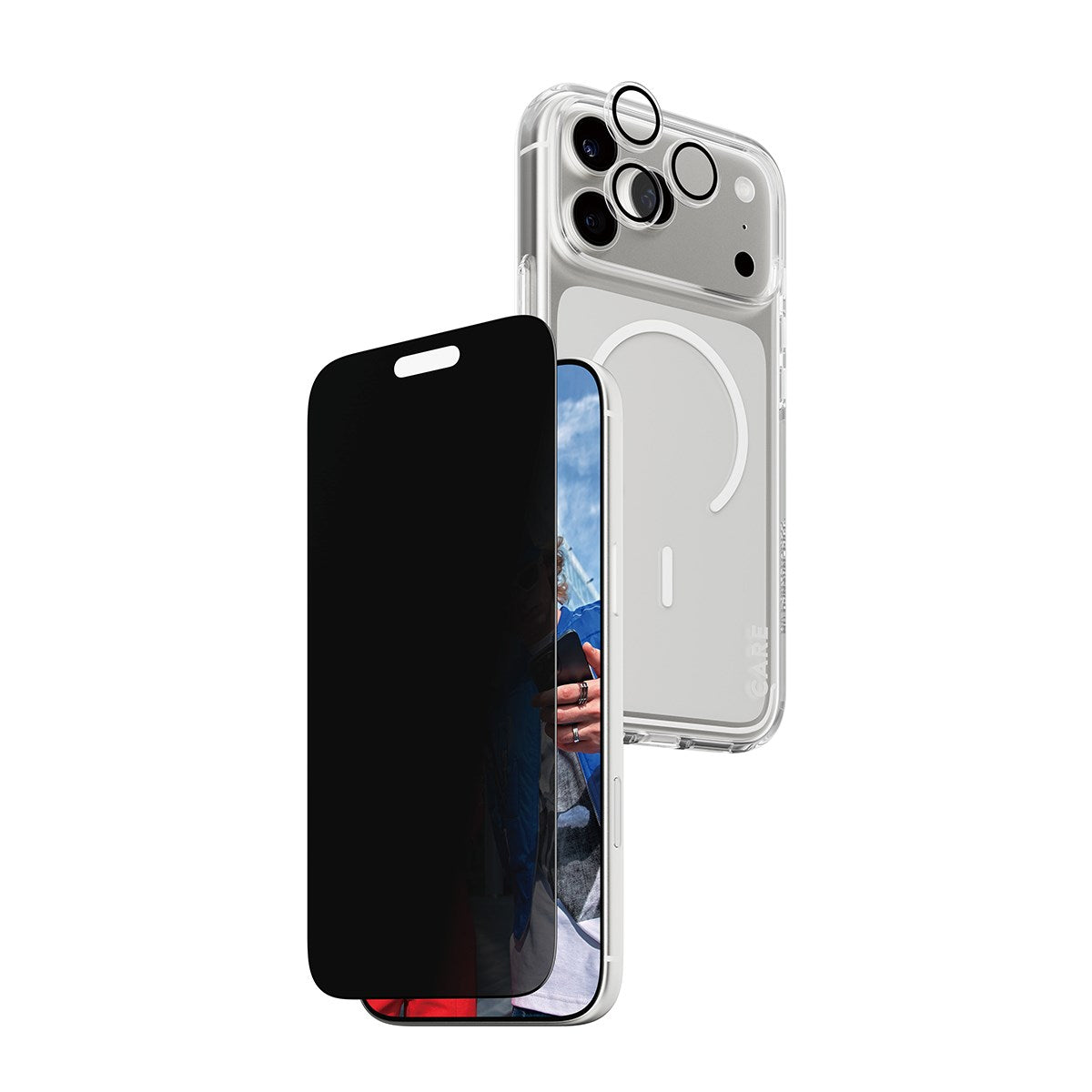 PanzerGlass® | CARE by PanzerGlass® Urban Combat 3-in-1 Privacy Bundle iPhone 17 Pro Max
